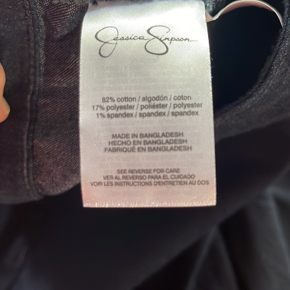 NWT Jessica Simpson Jeans 30 Adored Ankle Skinny Dark Wash Stretch New Rinse - Picture 10 of 10